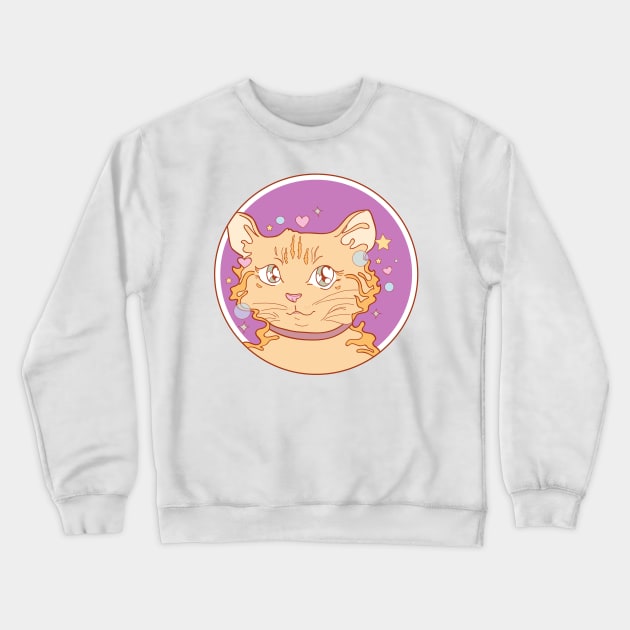Millicent the cat Crewneck Sweatshirt by RekaFodor
